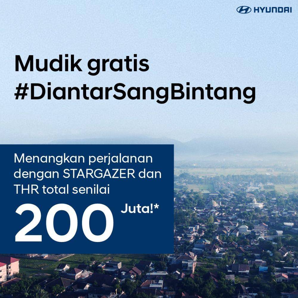 Hyundai berikan gratis mudik naik Stargazer untuk 10 orang (dok. Hyundai)