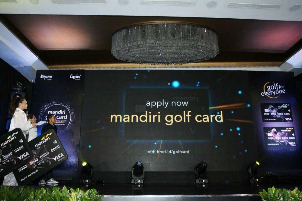 Mandiri Golf Card menawarkan benefit berupa cashback atau e-voucher golf hingga Rp750 ribu. (Dok. Mandiri)