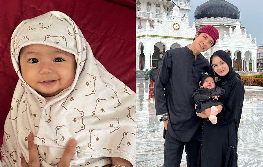 9 Potret Hawa Pakai Hijab, Anak Evan Marvino yang Menggemaskan!