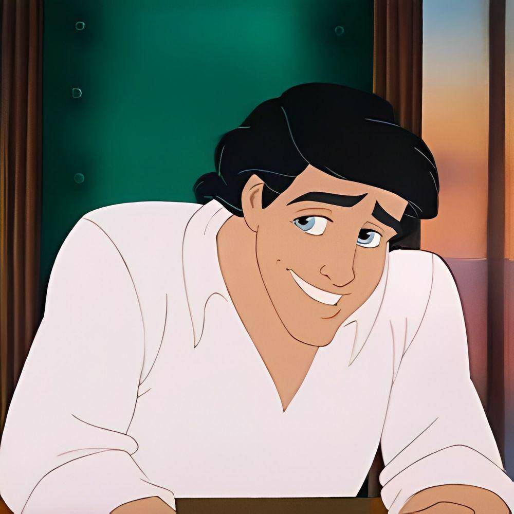 potret pangeran Eric di film The Little Mermaid (1989) (instagram.com/disneylittlemermaid)