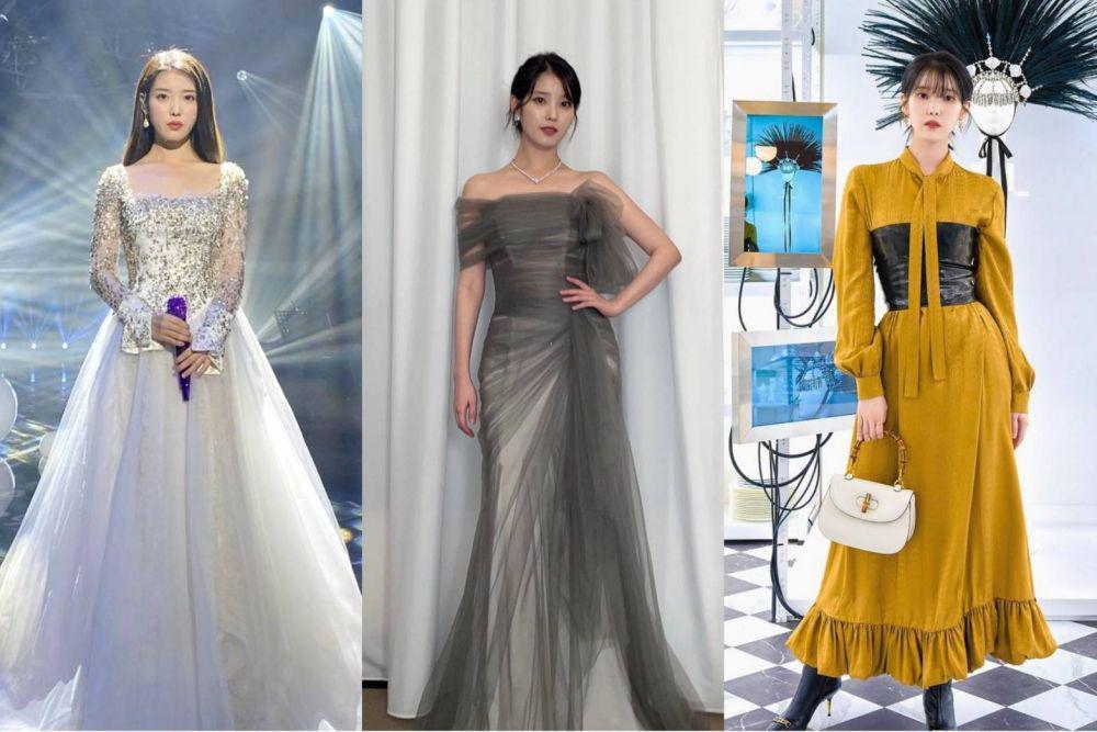 9 OOTD Korean Style pakai Long Dress ala IU, Ada Formal hingga Kasual!