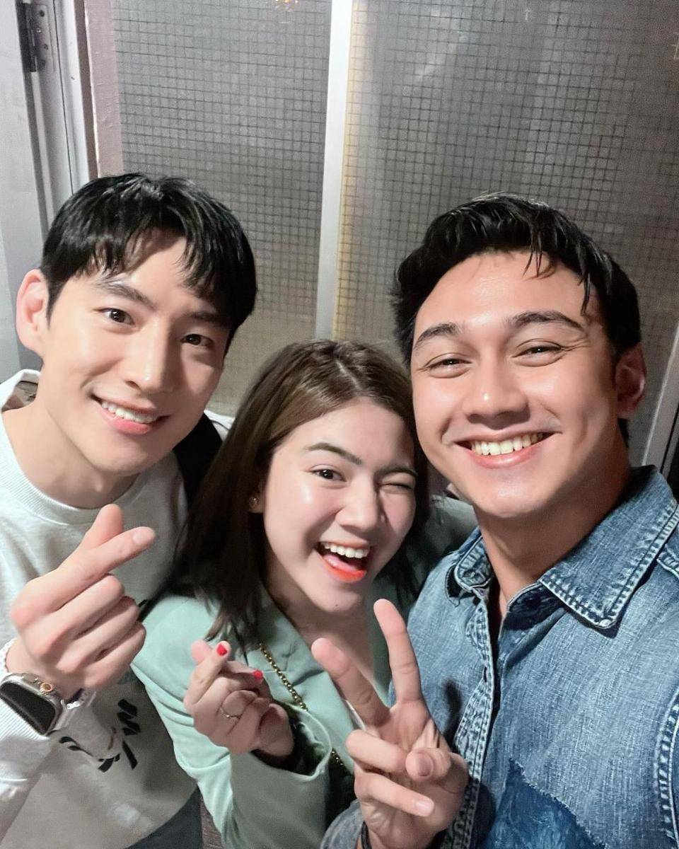 Lee Je Hoon ketemu Felicya dan Hito (Instagram.com/felicyangelista_)