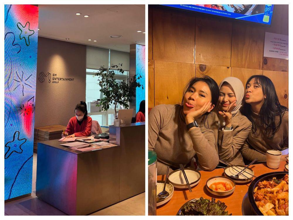 11 Potret Putri Tanjung Saat di Korea, Kunjungi HYBE dan SM!