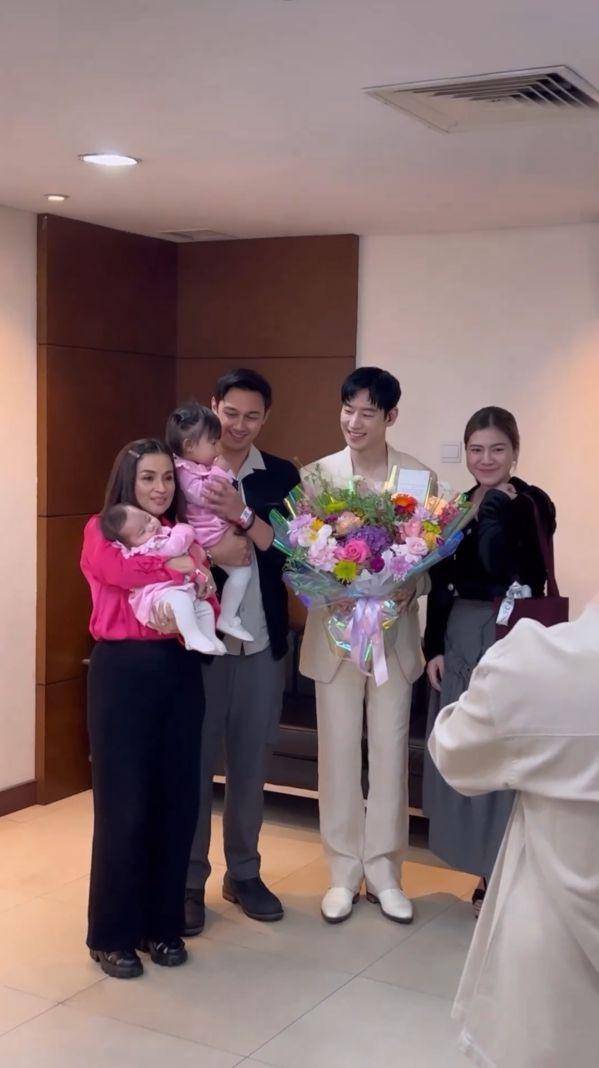 Lee Je Hoon ketemu Felicya dan Hito (Instagram.com/felicyangelista_)