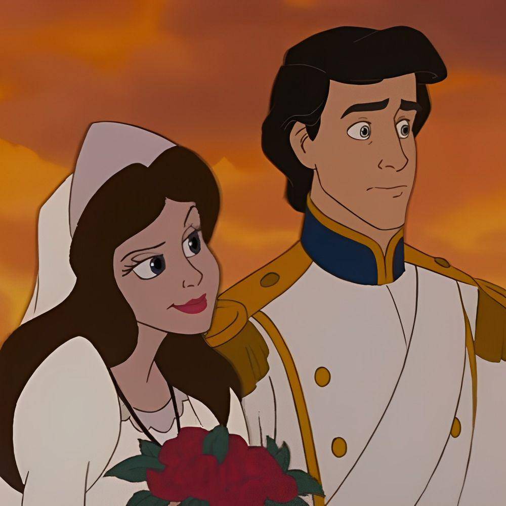 potret pangeran Eric dan putri jelmaan Ursula di film The Little Mermaid (1989) (youtube.com/Disney Princess)