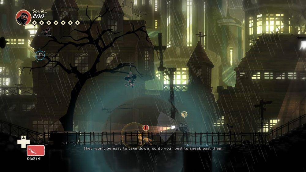 Mark of the Ninja adalah game yang tampak sederhana, tapi ternyata punya gameplay menarik. (dok. Klei Entertainment/Mark of the Ninja)