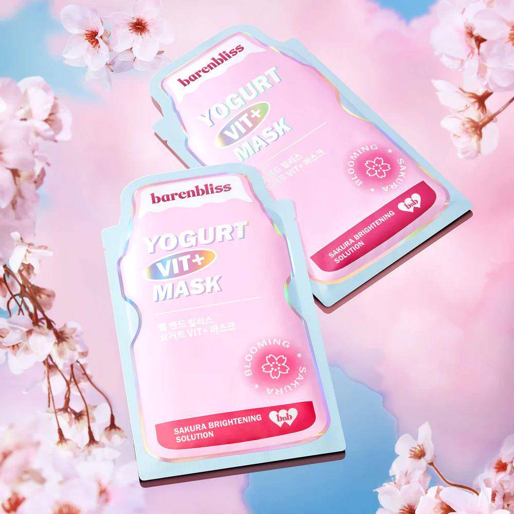 Barenbliss Yogurt Vit Mask Sakura Brightening Solution (dok. Barenbliss)