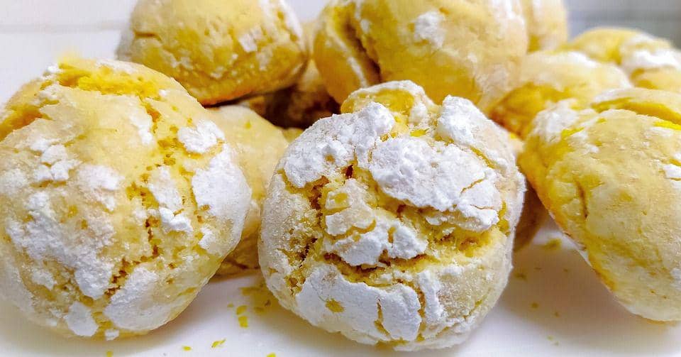 Resep Lemon Crinkle Cookies, Ide Kue Lebaran Menyegarkan