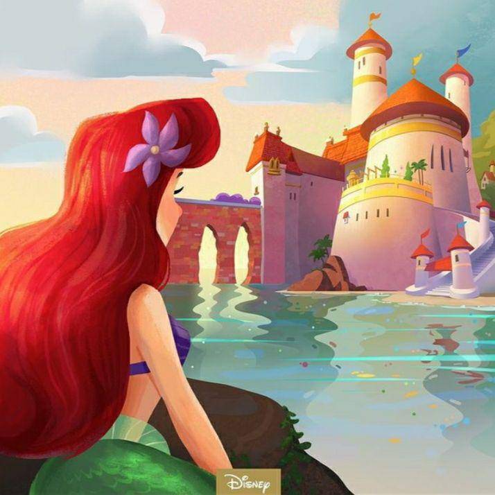 potret putri Ariel (instagram.com/thedisneyprincesses)