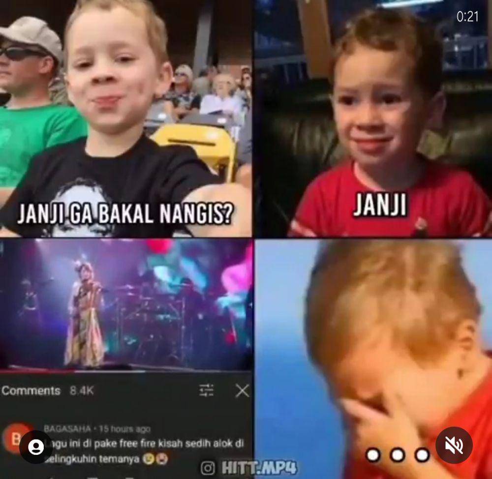 meme janji gak nangis (instagram.com/hitt.mp4)