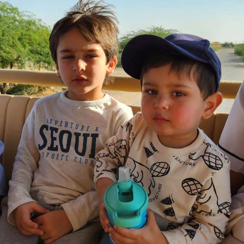 Taimur Ali Khan dan Jeh Ali Khan (instagram.com/sabapataudi)