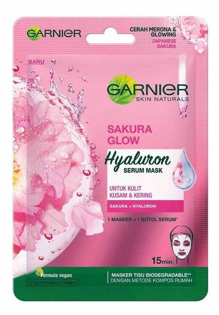 GARNIER Serum Mask Hydra Bomb Sakura Glow (dok. GARNIER)