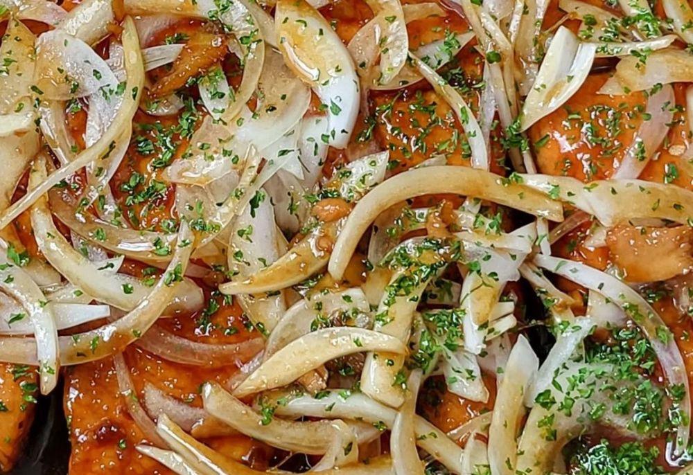Resep Salmon Saus Jamur Teriyaki, Menu ala Restoran Fancy yang Praktis