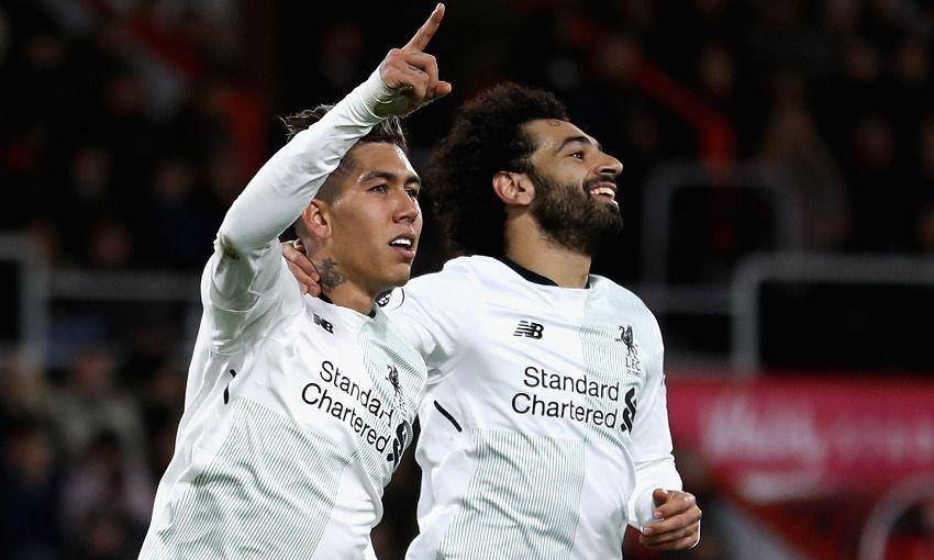 Mohamed Salah dan Roberto Firmino (liverpoolfc.com)