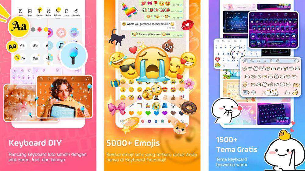 ilustrasi Facemoji Emoji Keyboard (dok. EKATOX APPS)