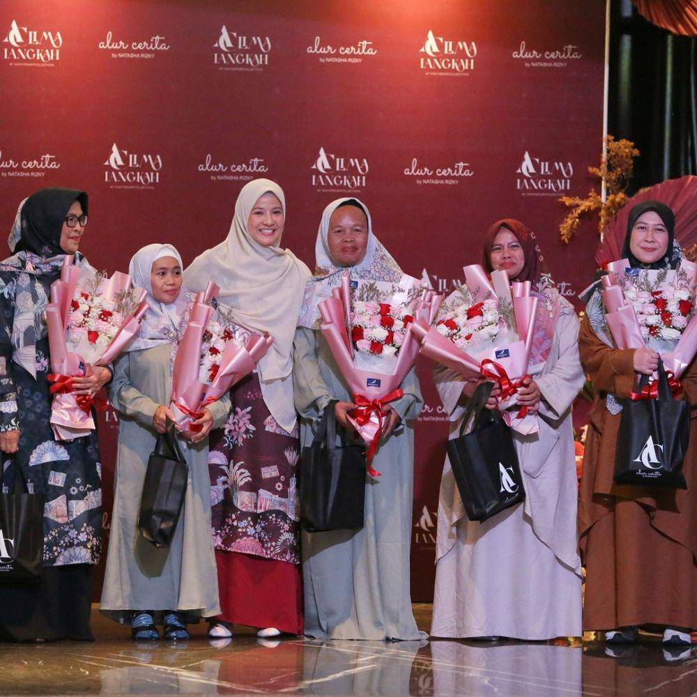potret Natasha Rizky di acara fashion show (instagram.com/natasharizkynew)