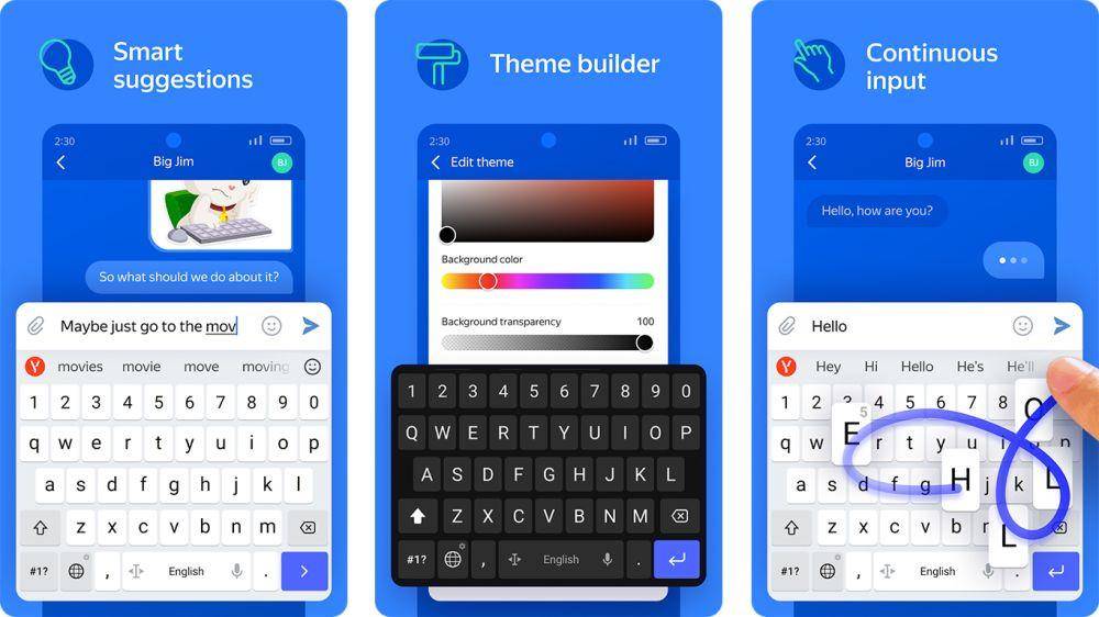 ilustrasi Yandex Keyboard (dok. Intertech Services)