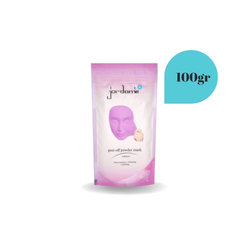 Jordanie Peel Off Powder Mask Sakura (dok. Shopee/jordaniepeeloffmask)