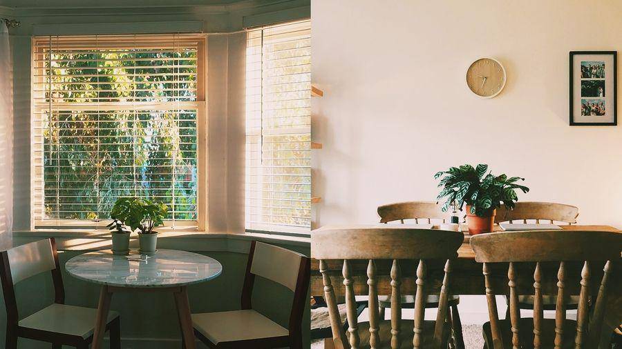 Ilustrasi ruang makan bertema rustic (unsplash.com/ sarah / ducminh nguyen)