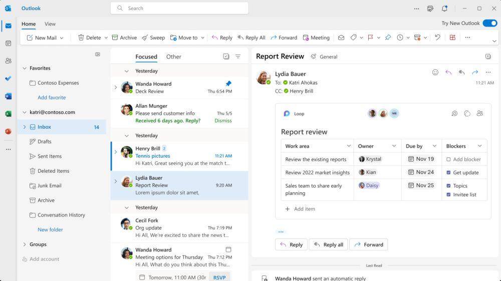 ilustrasi Microsoft OutLook (dok. Microsoft)