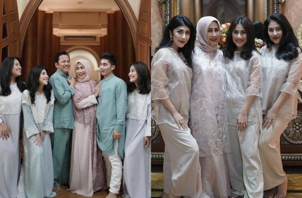 10 Inspirasi Style Lebaran Keluarga Alshad Ahmad, Hits dan Kompak