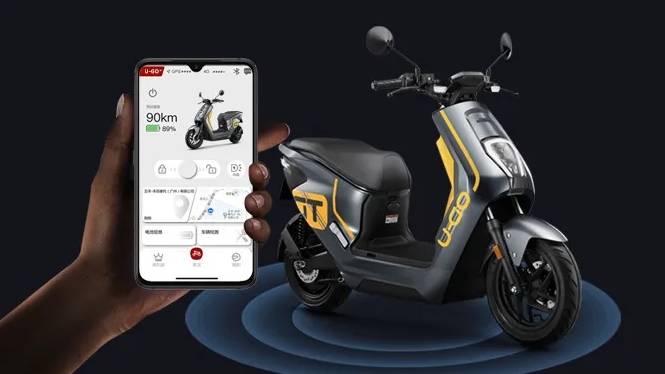 Bisa terkoneksi ke smartphone (dok. Wuyang Honda)