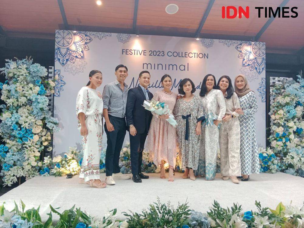Peluncuran Minimal Festive 2023 Collection x Naysilla Mirdad di Bale Nusa, Jakarta, pada Senin (20/3/2023). IDN Times/Adyaning Raras