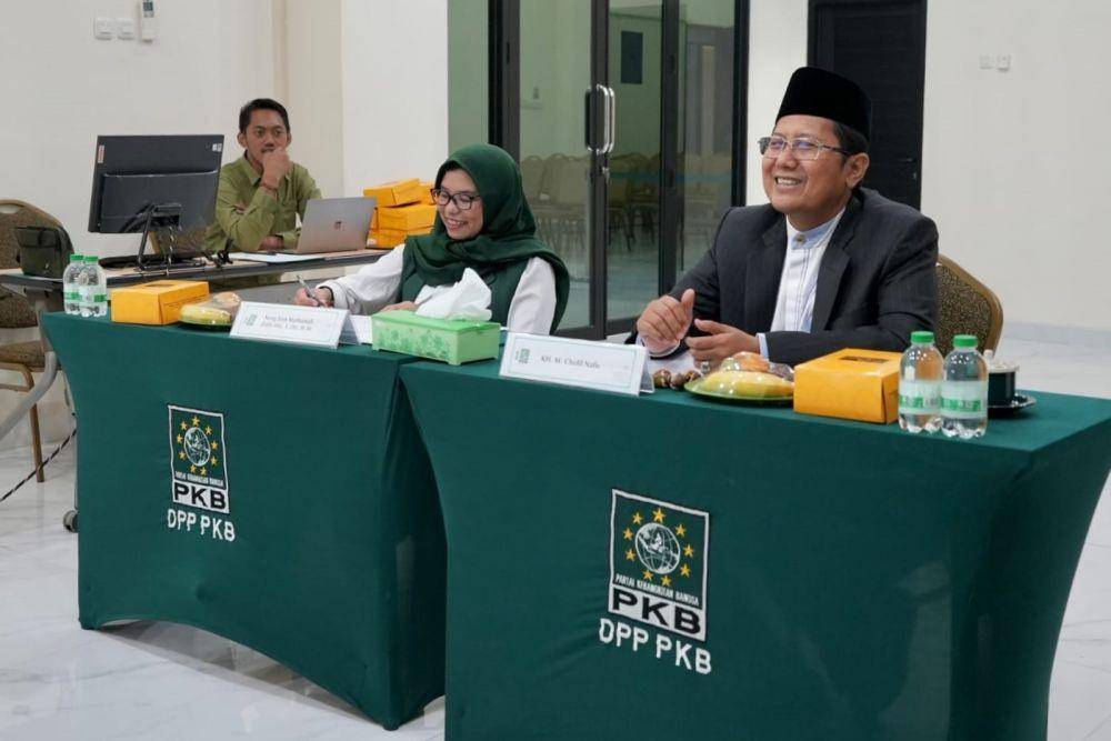 Ketua Bidang Dakwah dan Ukhuwah MUI, Cholil Nafis jadi salah satu penguji di UKK Bacaleg PKB (dok. PKB)