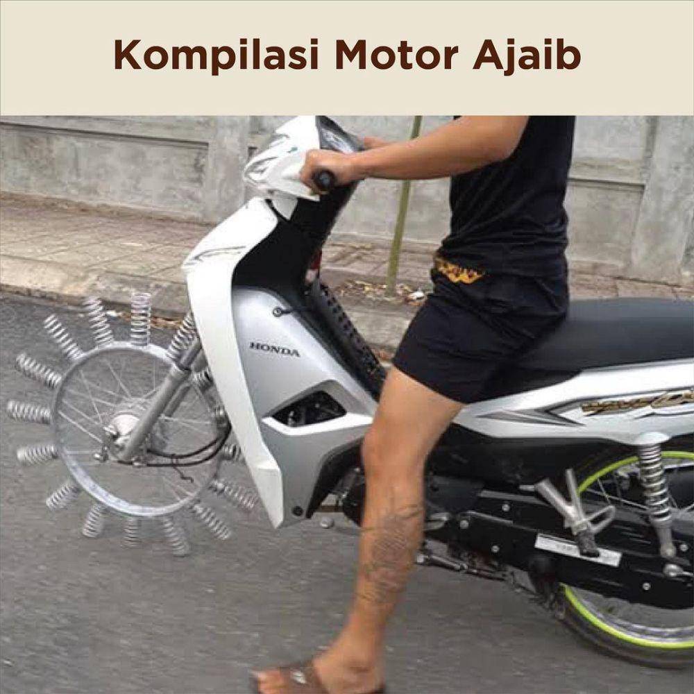 Ilustrasi motor ajaib (instagram.com/dagelan)