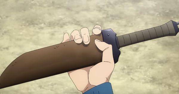 Jin-Woo memegang dagger ( Dok. Aniplex / PV Solo Leveling )
