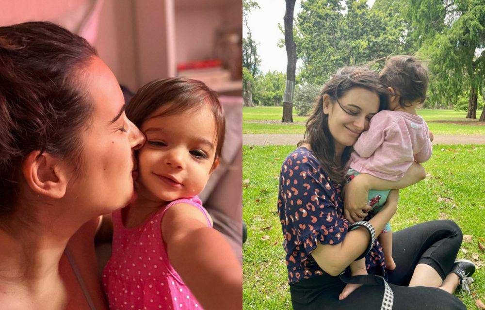 Evelyn Sharma dan putrinya (instagram.com/evelynsharma)