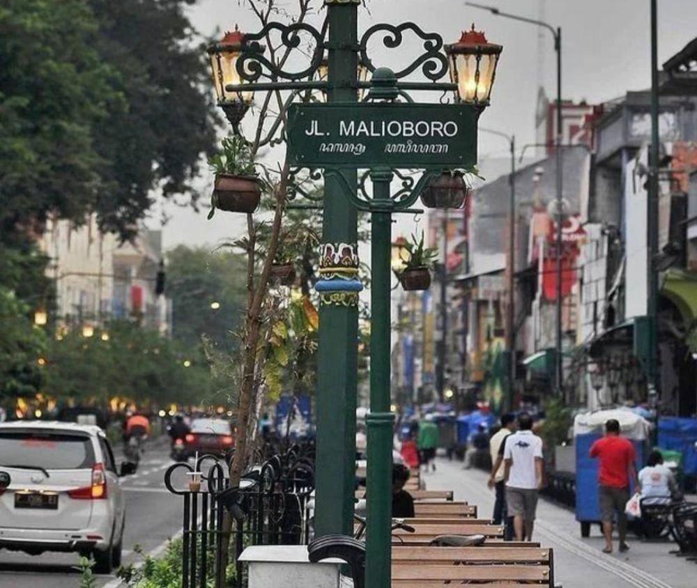 Ilustrasi Jalan Malioboro(instagram.com/jogjaviral)