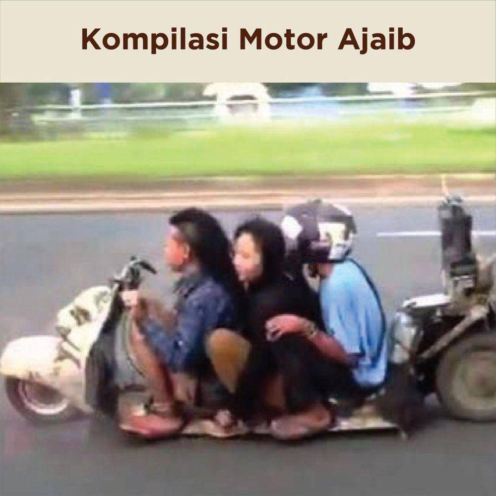 Ilustrasi motor ajaib (instagram.com/dagelan)