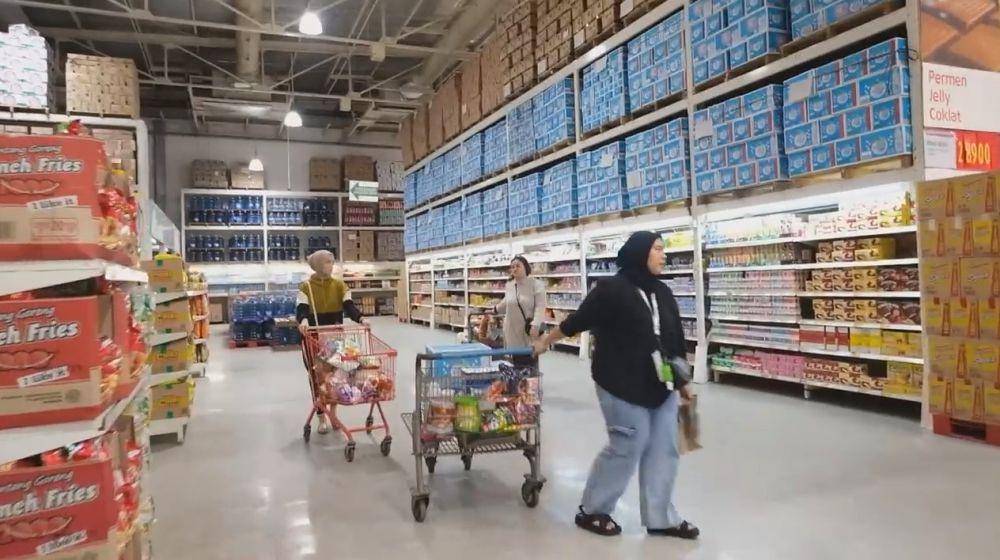 Citra Kirana belanja bulanan (YouTube.com/Ciky Citra Rezky)
