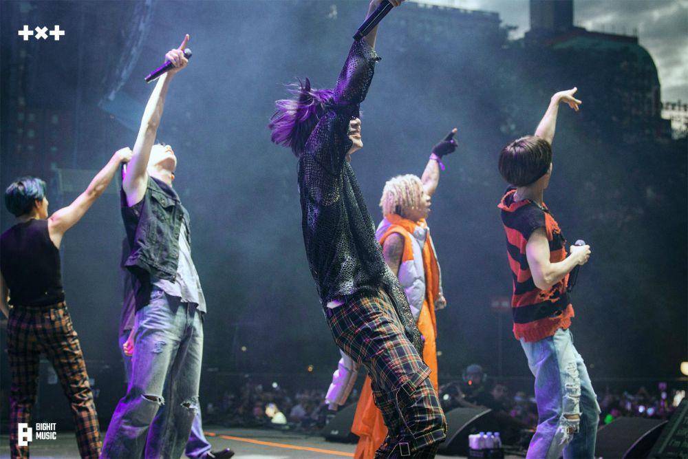 TXT di Lollapalooza 2022 (dok. Weverse/TXT)