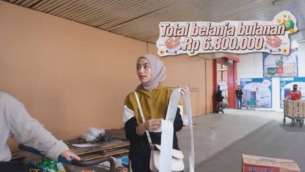 Citra Kirana belanja bulanan (YouTube.com/Ciky Citra Rezky)
