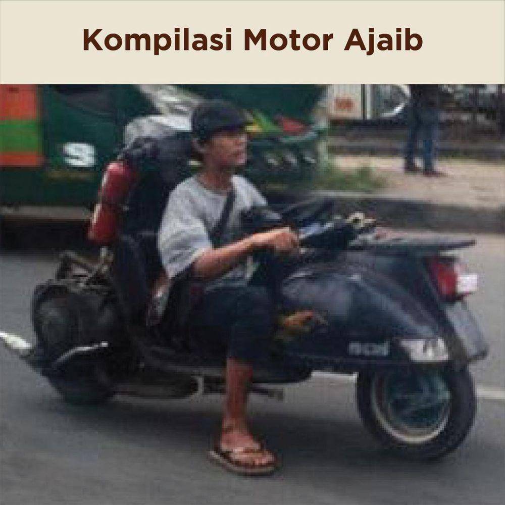 Ilustrasi motor ajaib (instagram.com/dagelan)