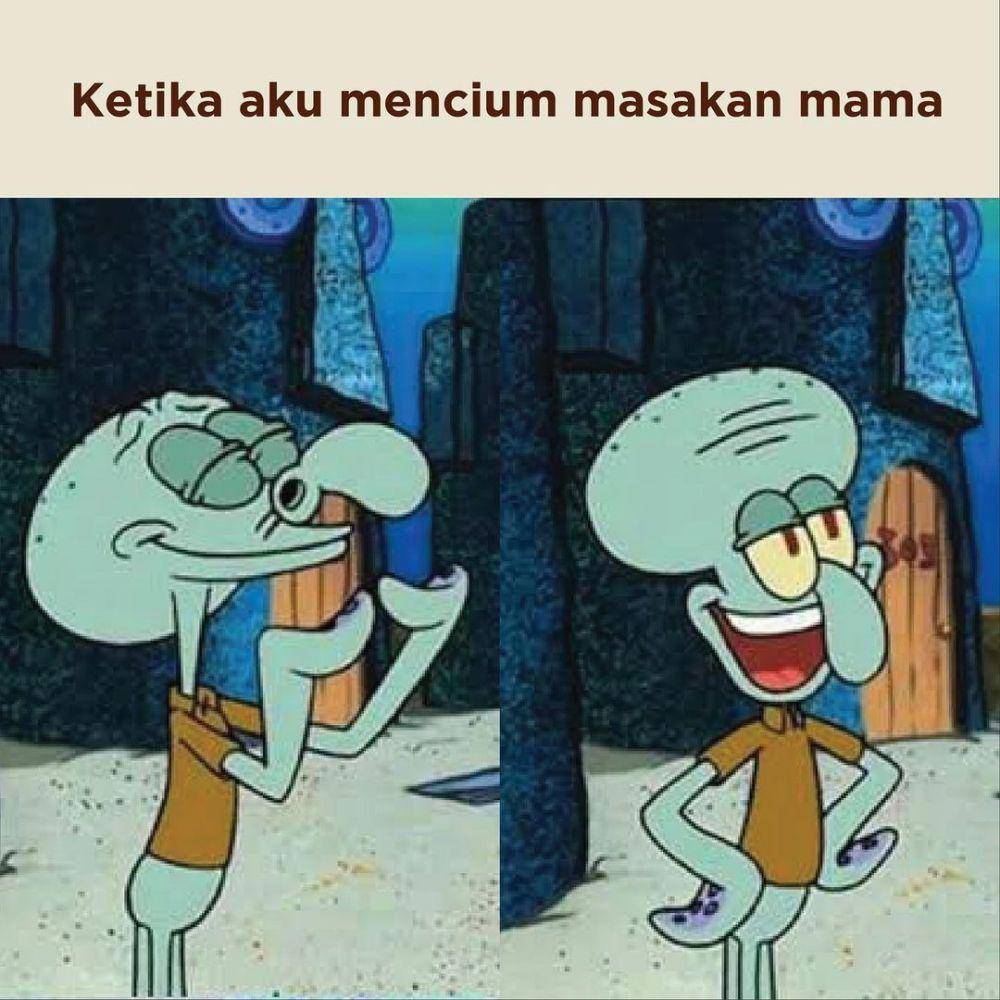 Ilustrasi ketika mencium aroma sedap (instagram.com/dagelan)