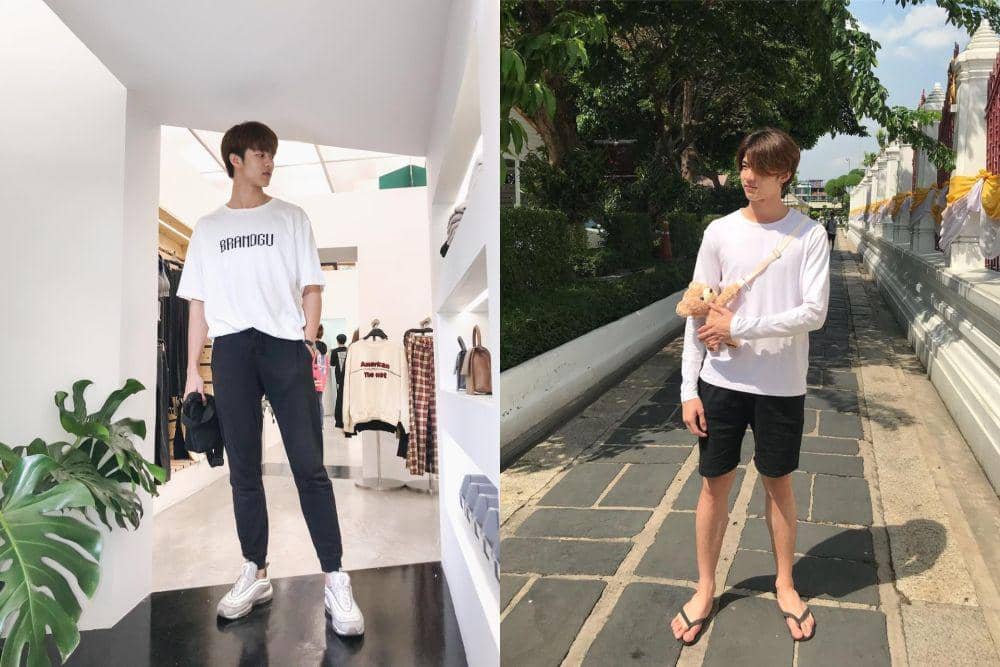 9 Ide Padu Padan Kaus ala Meen Nichakoon, Pas untuk Daily Outfit!