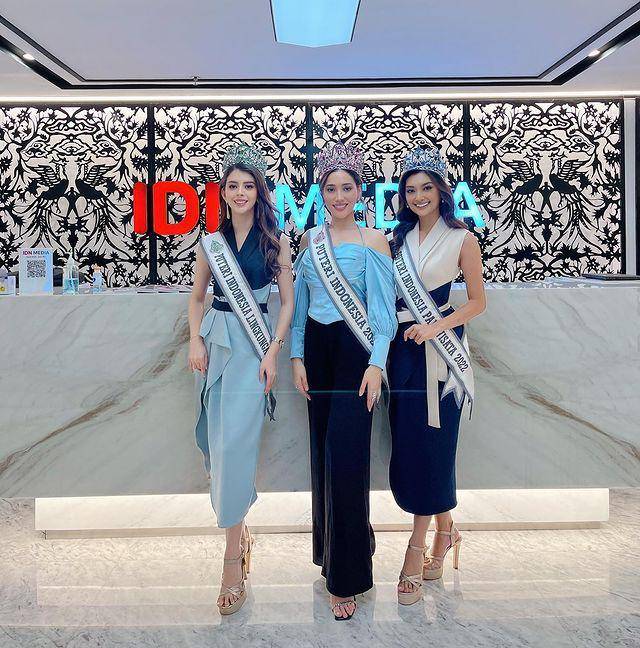 Potret Top 3 Puteri Indonesia 2022 Saat Berkunjung Ke IDN Media (Instagram.com/officialputeriindonesia)