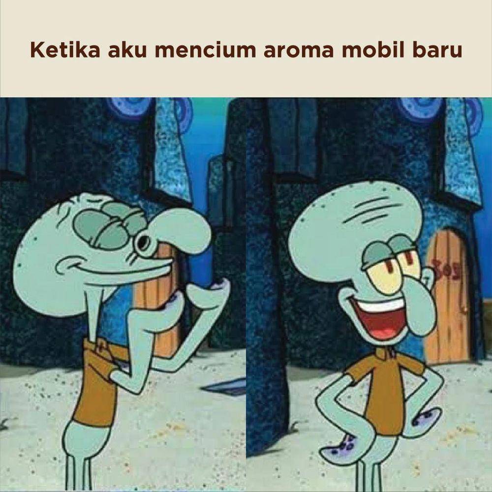 Ilustrasi ketika mencium aroma sedap (instagram.com/dagelan)