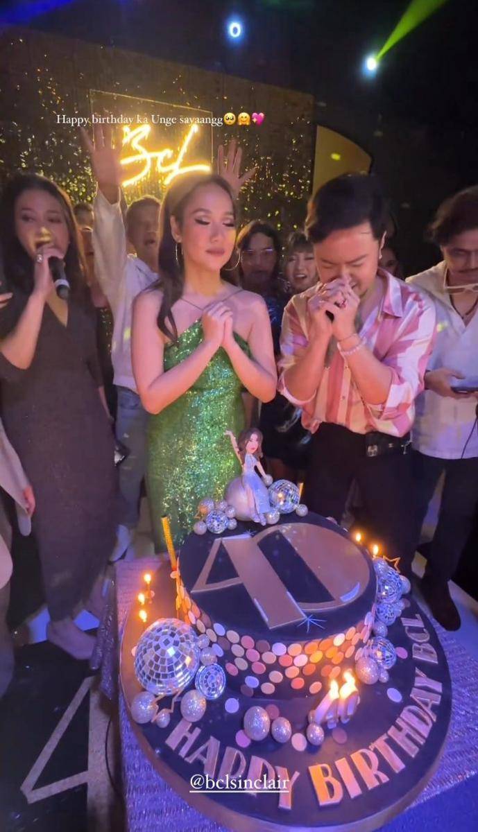 potret ultah ke-40 BCL (instagram.com/nazlaalifa)