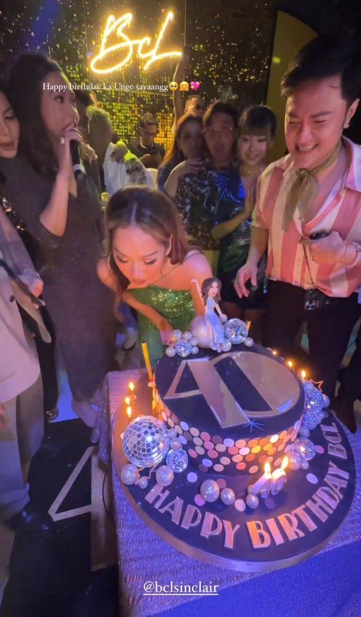 potret ultah ke-40 BCL (instagram.com/nazlaalifa)