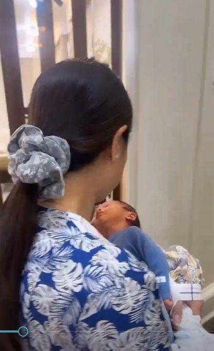 rumah Raffi dan Nagita kedatangan anak Marshel Widianto (instagram.com/sensen_ahmad)
