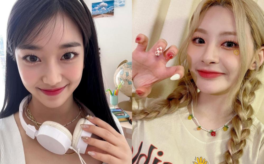 10 Ide Nail Art Manis dan Trendi ala Member STAYC, Mudah Dicoba!