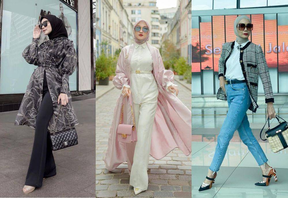 OOTD hijab (instagram.com/melodyprima | instagram.com/dianpelangi | instagram.com/okkyasokawatireal)