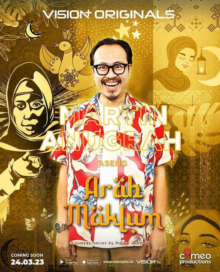 potret Martin Anugrah sebagai Koh Aseng (instagram.com/visionplusoriginals)