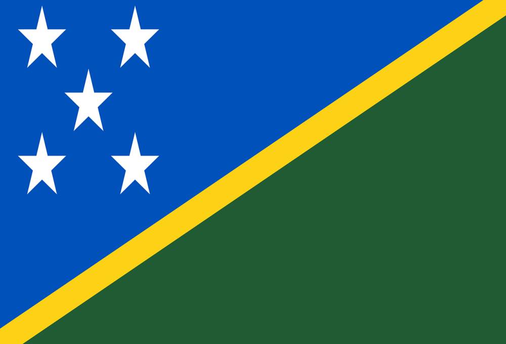 ilustarsi bendera Kepulauan Solomon.(pixabay.com/OpenClipart-Vectors)