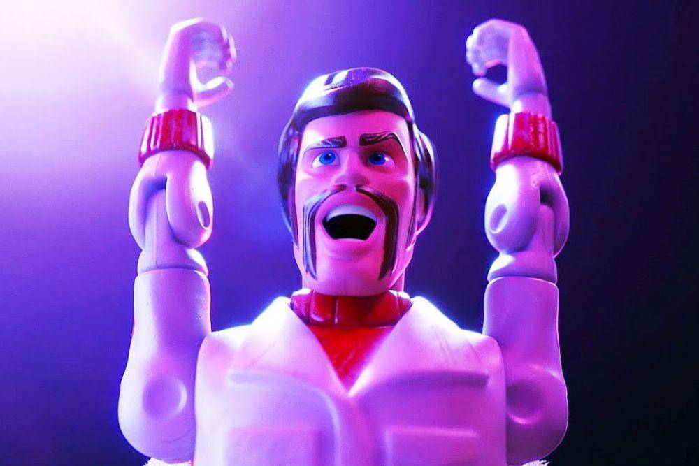 Duke Caboom (Keanu Reeves) dalam film Toy Story 4 (dok. Pixar Animation Studios/Toy Story 4)