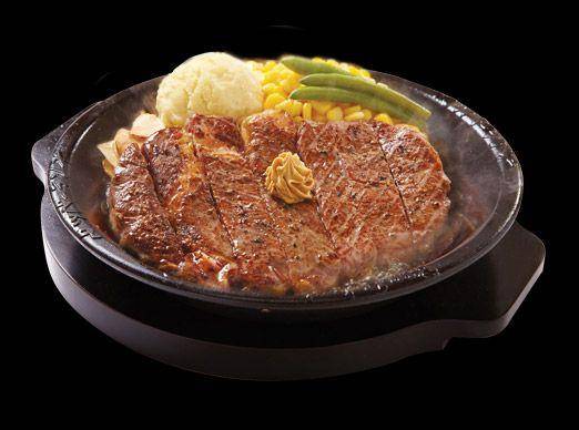 Gambar menu premium steak di Pepper lunch